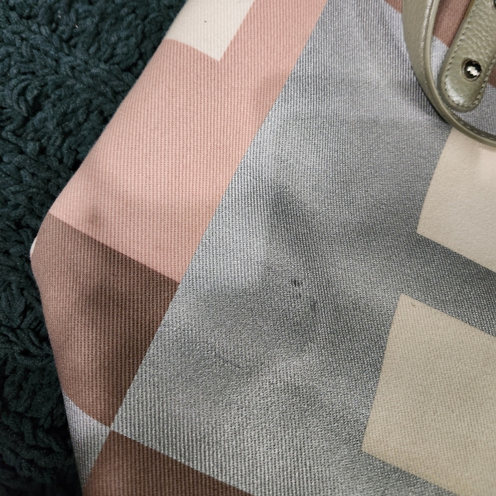 Sold Elsewhere- Bally Canvas Tote With Leather Trim - Picture 4 of 16